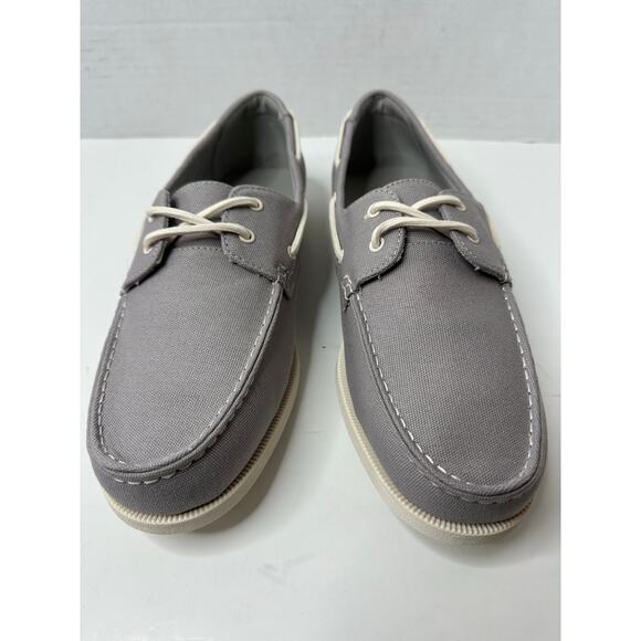 Club Room Mens Elliot Canvas Lifestyle Loafers Size 11.5M Grey NEW - Picture 3 of 8
